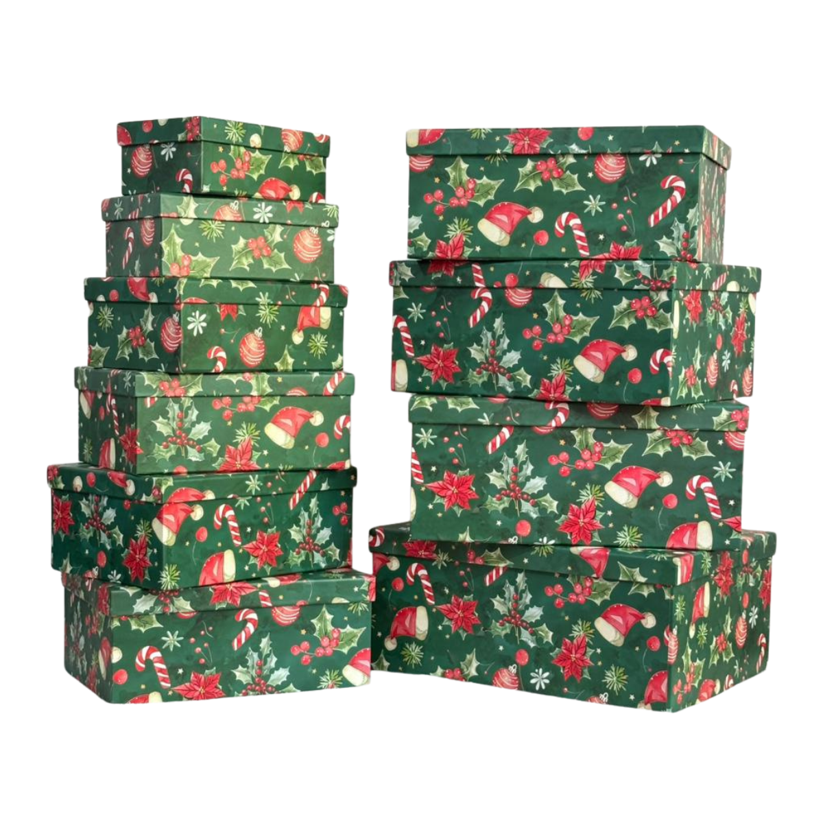 Set Cajas Rígidas Navideñas