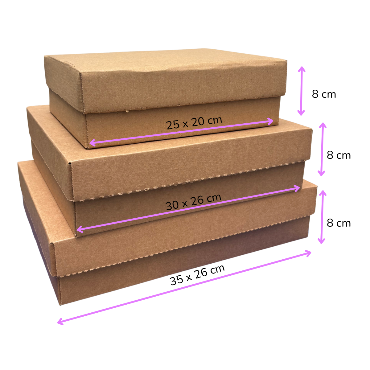 Caja camisera baja natural