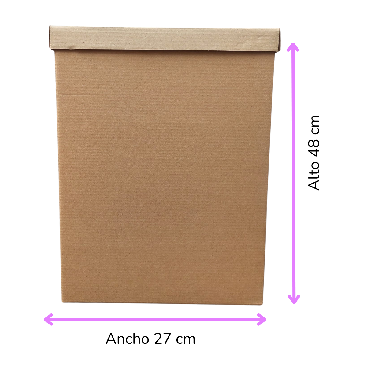 Caja cubo alto extra jumbo