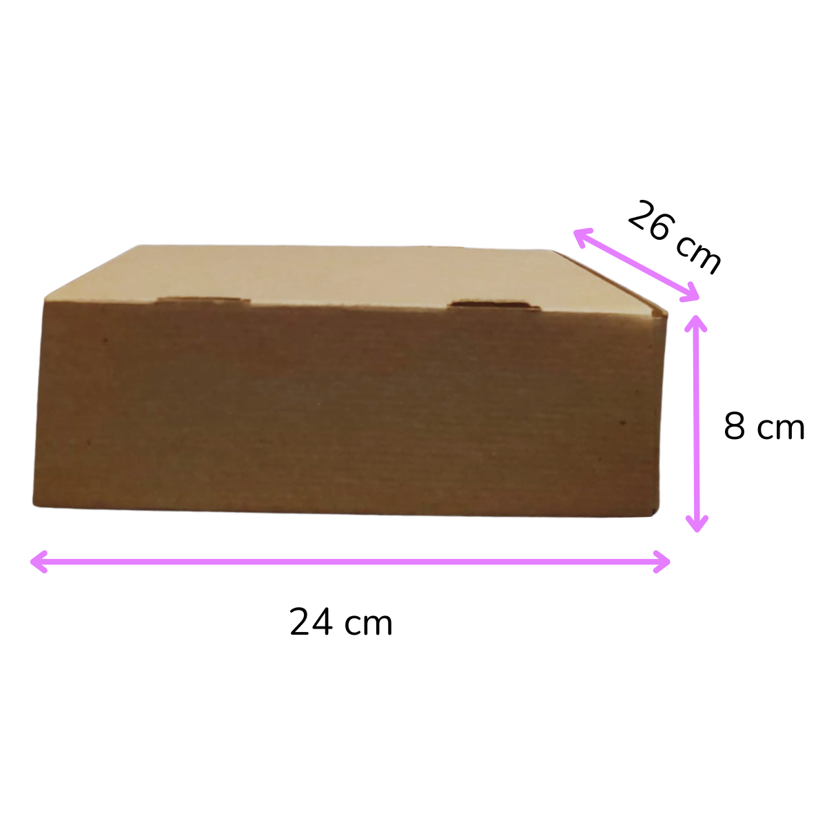 Caja sorpresa natural mediana
